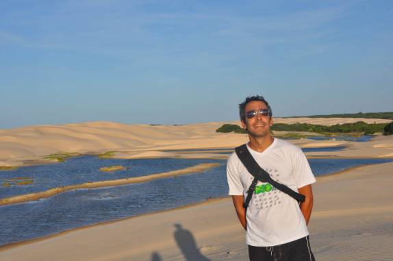 Fim de tarde nos Pequenos Lençóis, região de Paulino Neves - MA